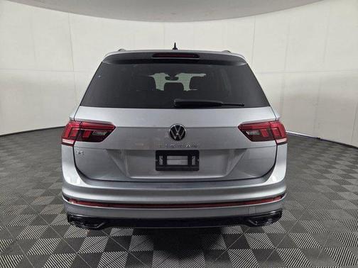 Silver Metallic 2023 Volkswagen Tiguan 2.0T SE R-Line Black
