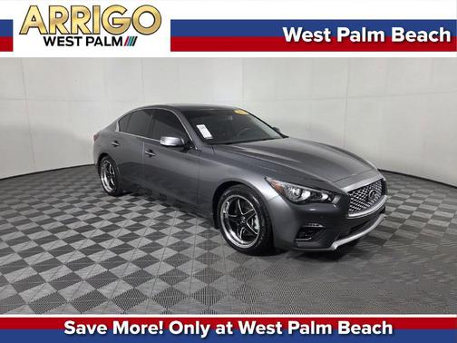 Graphite Shadow 2023 INFINITI Q50 3.0t LUXE