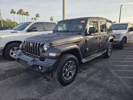 Granite Crystal Metallic Clearcoat 2024 Jeep Wrangler Sport S