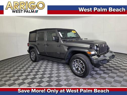 Granite Crystal Metallic Clearcoat 2024 Jeep Wrangler Sport S