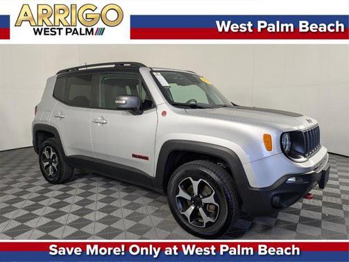 Glacier Metallic Clearcoat 2020 Jeep Renegade Trailhawk