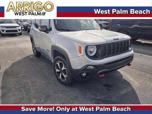 Glacier Metallic Clearcoat 2020 Jeep Renegade Trailhawk