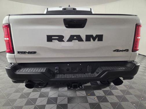 Bright White Clearcoat 2026 RAM 1500 RHO Crew Cab 4x4 5'7' Box