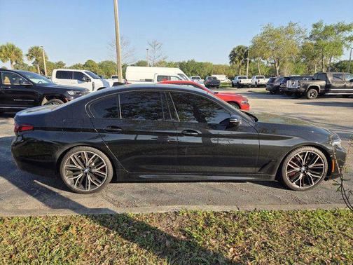 Black Sapphire Metallic 2021 BMW M550 i Xdrive