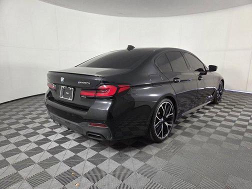 Black Sapphire Metallic 2021 BMW M550 i Xdrive