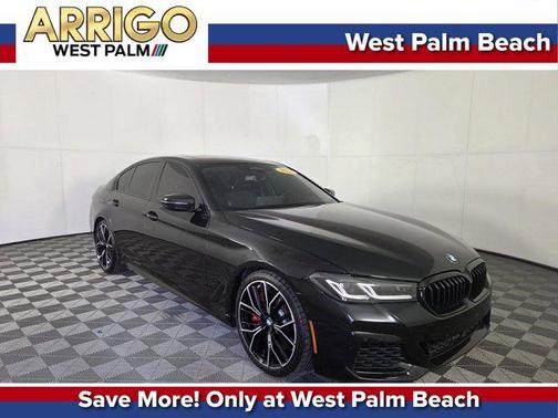 Black Sapphire Metallic 2021 BMW M550 i Xdrive
