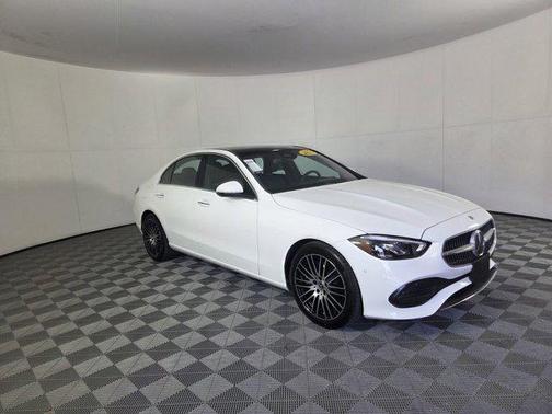 White 2025 Mercedes-Benz C-Class C 300
