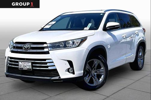 Blizzard Pearl 2019 Toyota Highlander Limited Platinum