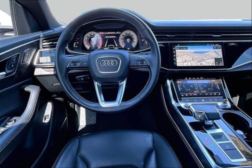 Carrara White 2023 Audi Q8 55 Premium Plus