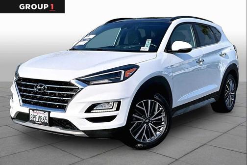 Cream White 2020 Hyundai TUCSON Ultimate