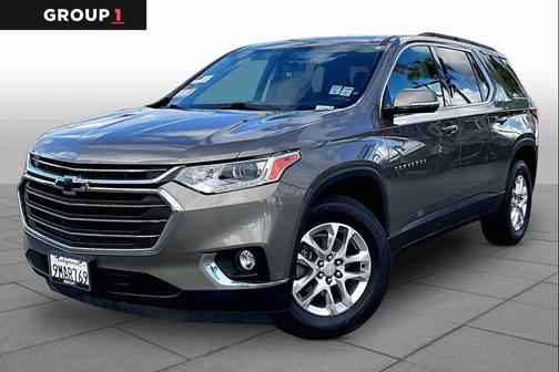 Stone Gray Metallic 2020 Chevrolet Traverse LT Cloth