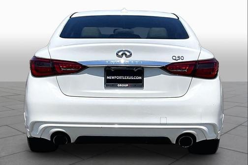Majestic White 2018 INFINITI Q50 3.0t LUXE