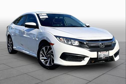 WHITE ORCHID PEARL 2018 Honda Civic EX
