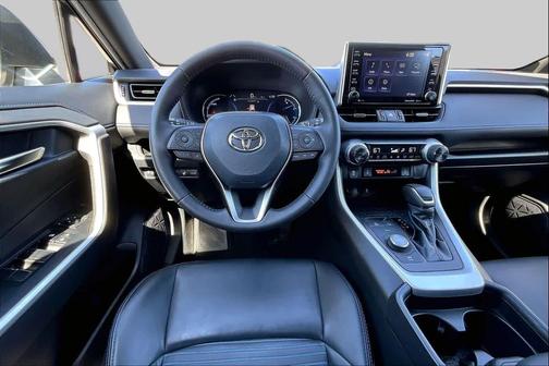 Blizzard Pearl w/Midnight Black Roof 2020 Toyota RAV4 Hybrid SE