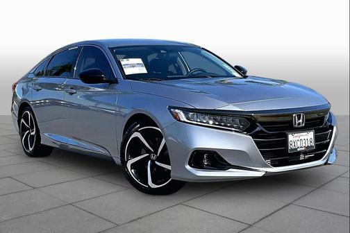 Lunar Silver Metallic 2021 Honda Accord Sport SE 1.5T