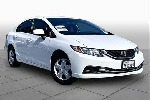 Taffeta White 2015 Honda Civic LX