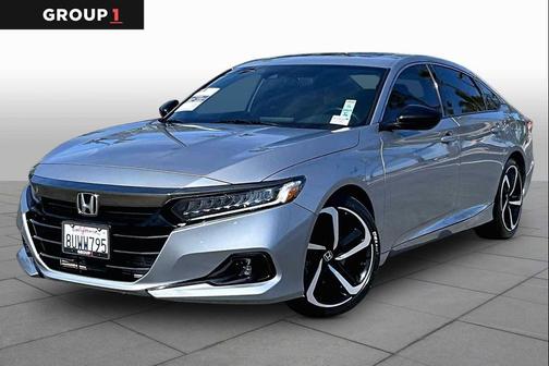 Lunar Silver Metallic 2021 Honda Accord Sport 2.0T