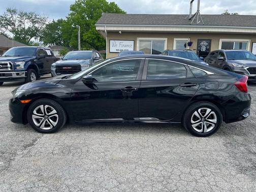 Crystal Black Pearl 2018 Honda Civic LX