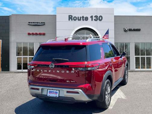 Scarlet Ember 2022 Nissan Pathfinder SL