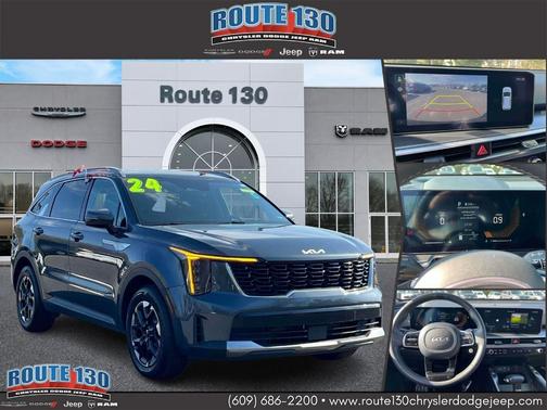 Gray 2024 Kia Sorento S