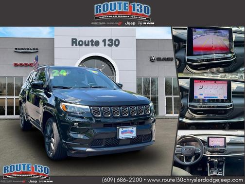 Diamond Black 2024 Jeep Compass Limited