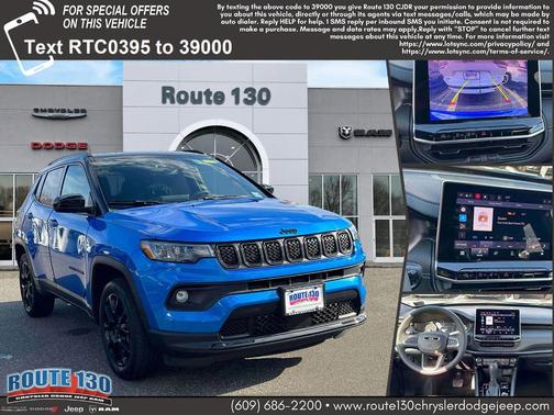 Laser Blue 2023 Jeep Compass Altitude