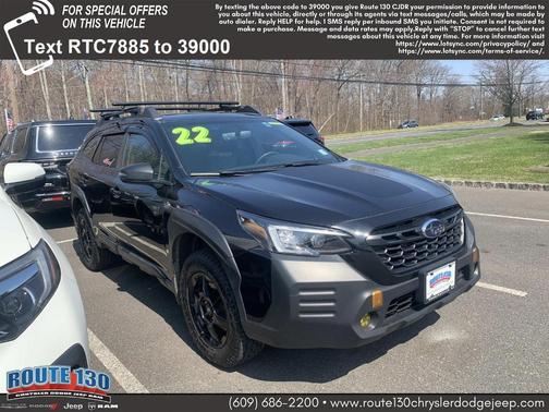 Crystal Black Silica 2022 Subaru Outback Wilderness