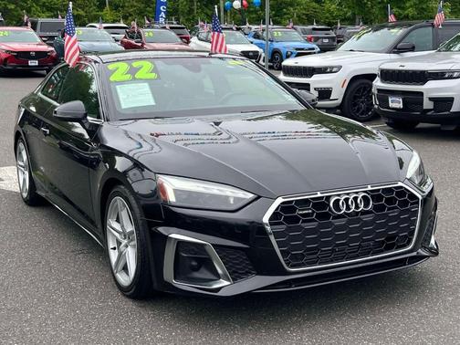 Mythos Black Metallic 2022 Audi A5 45 S line Premium Plus