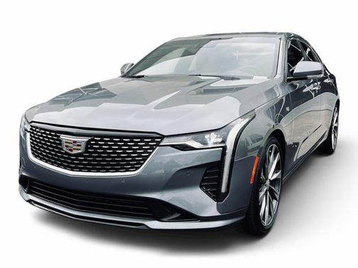 Satin Steel Metallic 2022 Cadillac CT4 Premium Luxury