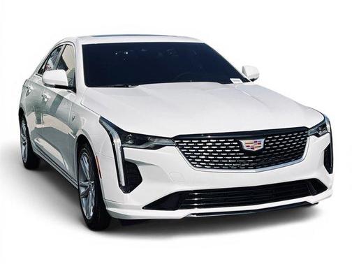 Summit White 2024 Cadillac CT4 Luxury
