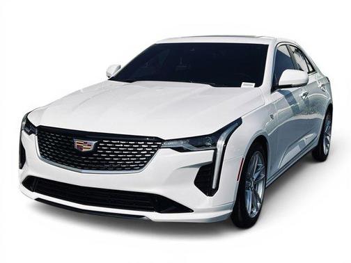 Summit White 2024 Cadillac CT4 Luxury