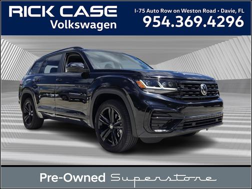 2022 Volkswagen Atlas 3.6 V6 SEL R-Line Black
