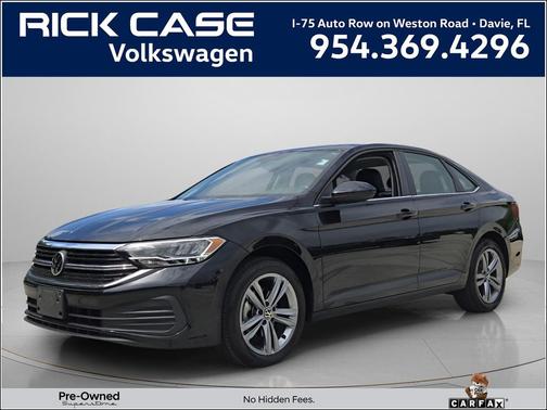 Deep Black Pearl Effect 2022 Volkswagen Jetta 1.5T SE