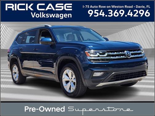 2019 Volkswagen Atlas 3.6L SE