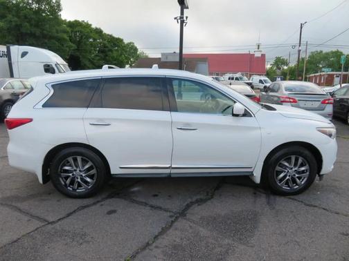 Moonlight White 2014 INFINITI QX60 Luxe