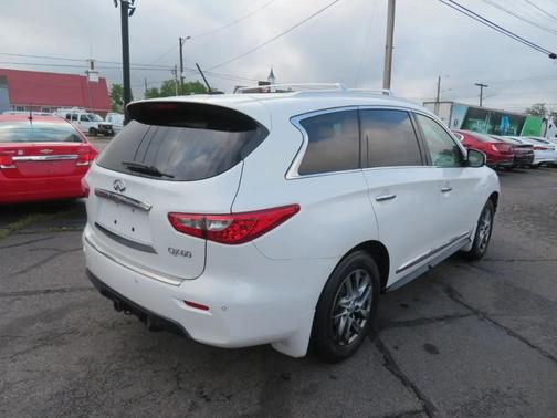 Moonlight White 2014 INFINITI QX60 Luxe