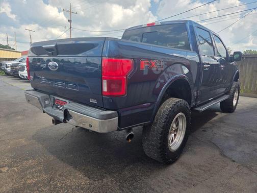 Blue 2018 Ford F-150 Lariat