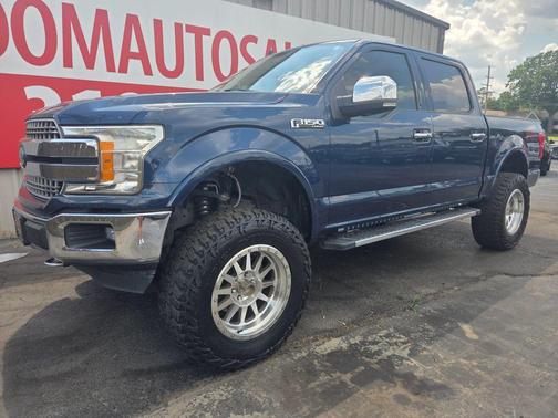 Blue 2018 Ford F-150 Lariat