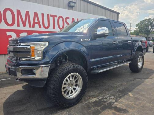Blue 2018 Ford F-150 Lariat