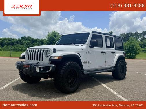 Bright White Clearcoat 2019 Jeep Wrangler Unlimited Sahara