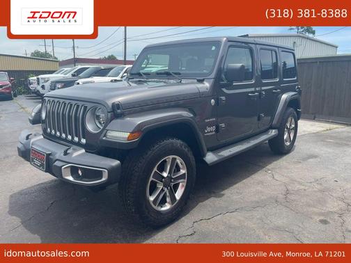 Granite Crystal Metallic Clearcoat 2018 Jeep Wrangler Unlimited Sahara