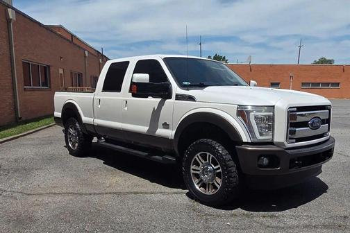 White Platinum Clearcoat Metallic 2016 Ford F-250 King Ranch