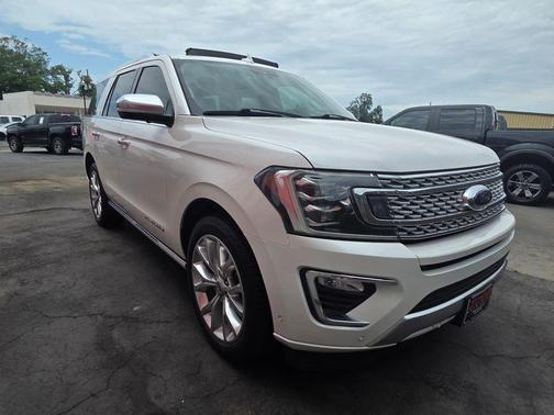 White Platinum Metallic Tri-Coat 2019 Ford Expedition Platinum