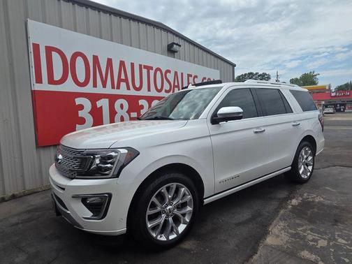 White Platinum Metallic Tri-Coat 2019 Ford Expedition Platinum