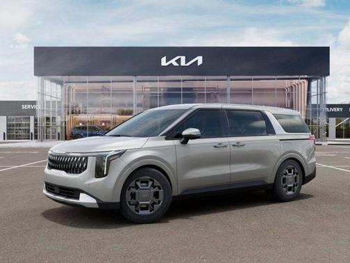 Ivory Silver 2026 Kia Carnival Hybrid EX