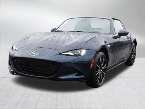 Deep Crystal Blue Mica 2025 Mazda MX-5 Miata RF Grand Touring