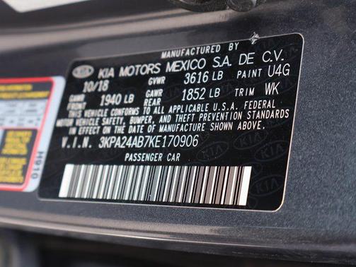 Phantom Gray 2019 Kia Rio S