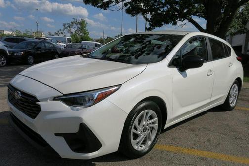 Crystal White Pearl 2024 Subaru Impreza Base