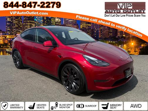 Ultra Red 2024 Tesla Model Y Performance