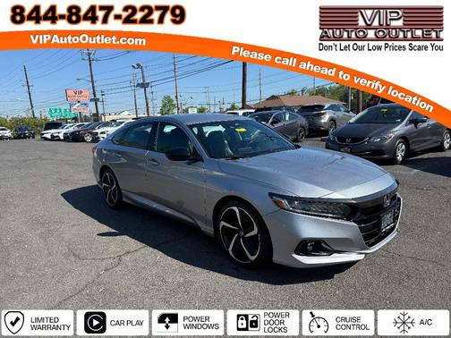 Lunar Silver Metallic 2022 Honda Accord Sport 1.5T
